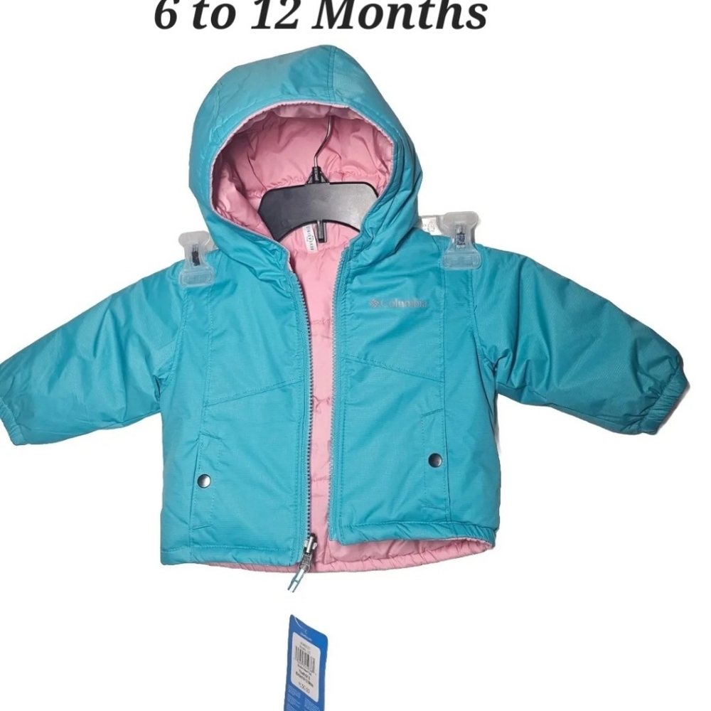 Columbia interchangeable water proof jacket 6 to 12 months